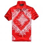 new style ralph lauren col haut tee shirt 2013 hommes cotton printing red